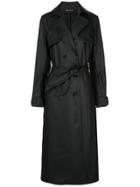 Kwaidan Editions Matte Trench Coat - Black