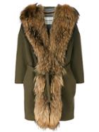 Ava Adore Hooded Coat - Green