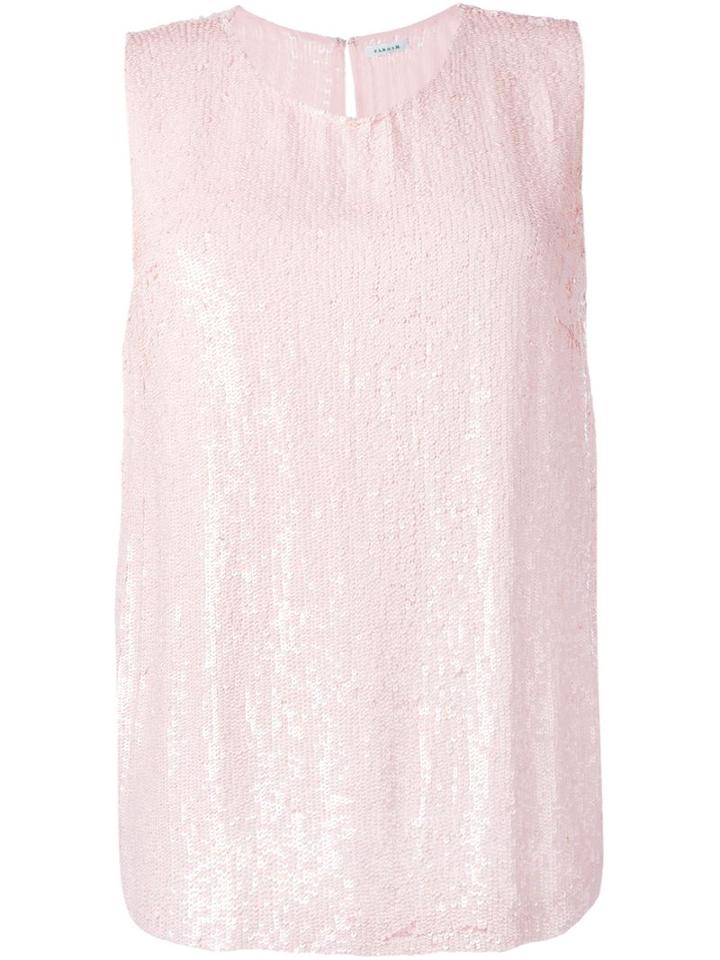 P.a.r.o.s.h. Sequinned Tank Top, Women's, Size: Medium, Pink/purple, Viscose/pvc