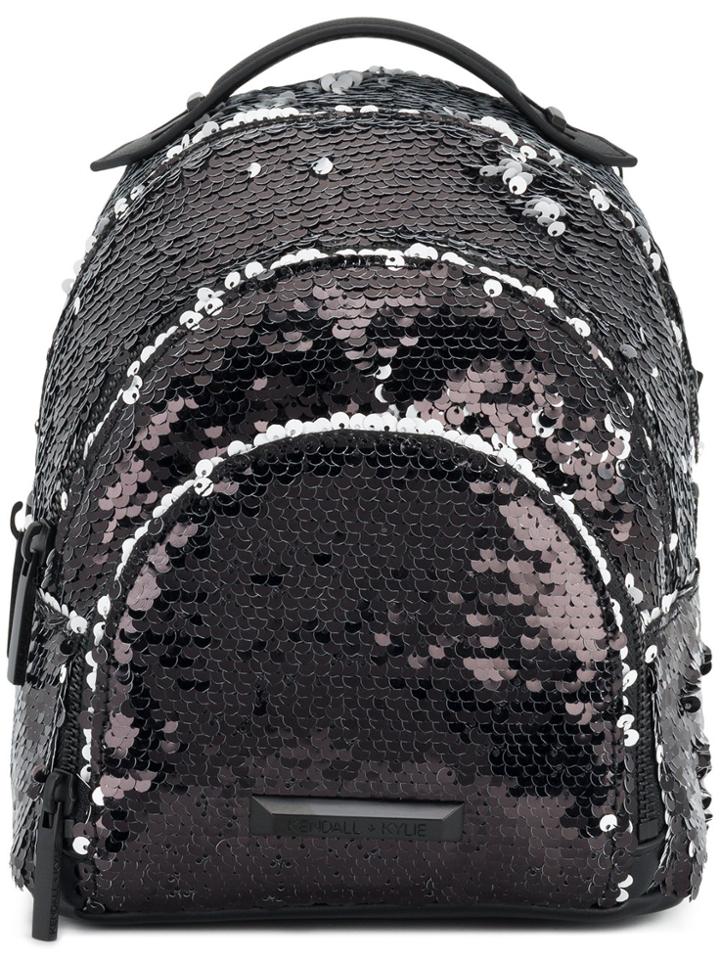 Kendall+kylie Sequin Embellished Backpack - Black
