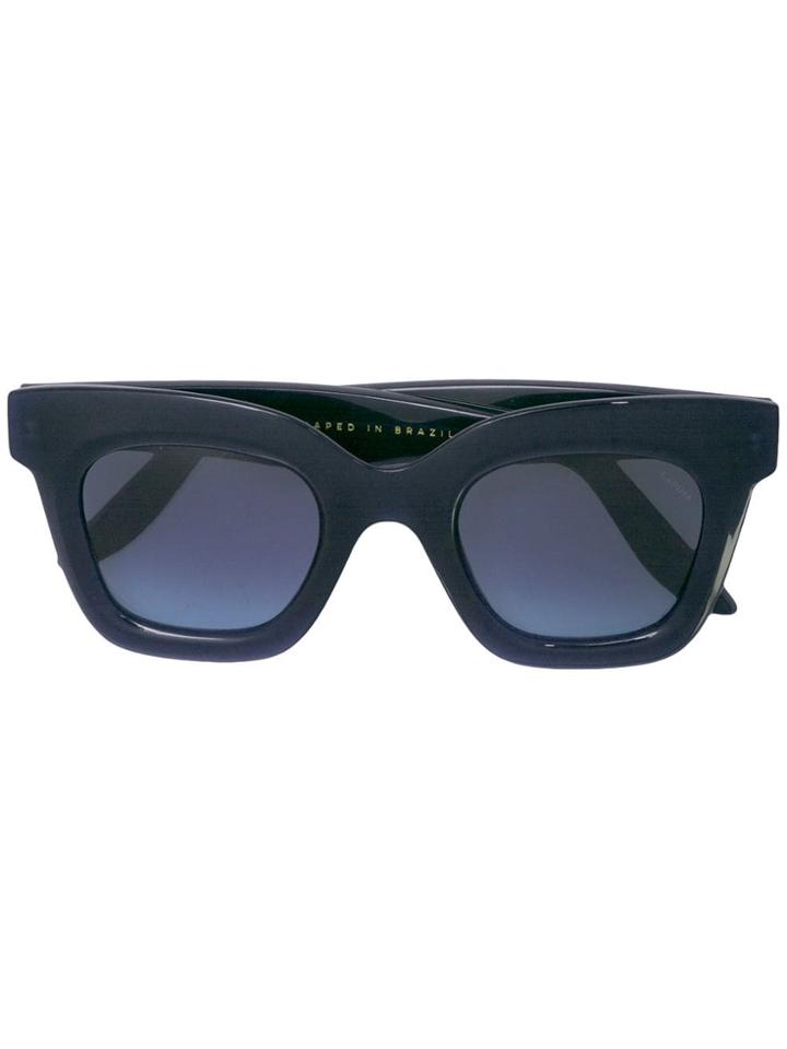 Lapima Oversized Frame Sunglasses - Black