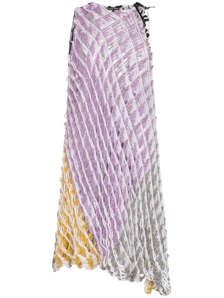Susan Fang Woven Knit Midi Dress - Black