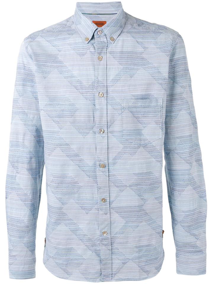 Missoni Patch Shirt - Blue