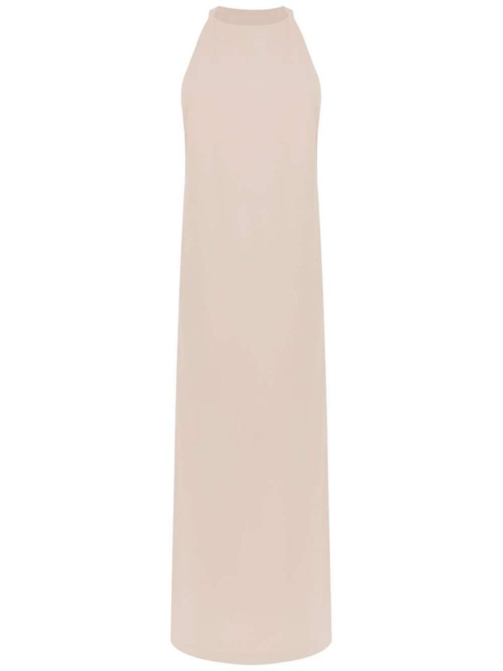 Egrey Straight Long Dress - Nude & Neutrals