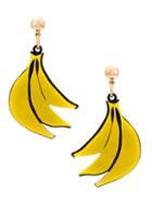 Serpui 'banana' Earrings, Women's, Yellow/orange