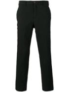 Comme Des Garçons Homme Plus Striped Cropped Trousers, Men's, Size: 4, Black, Polyester/cupro