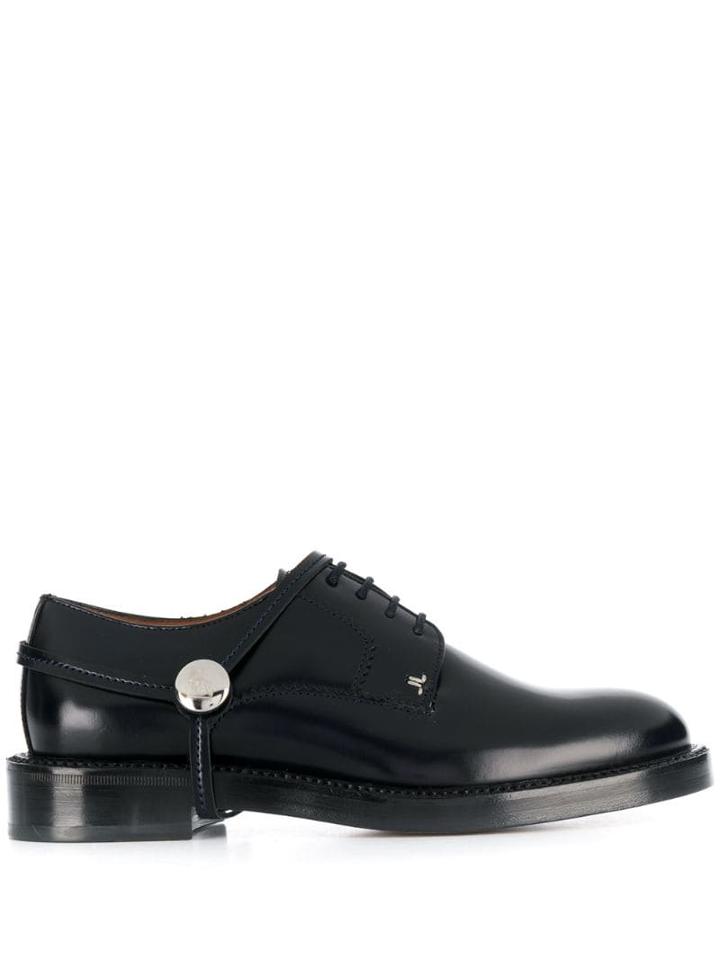 Lanvin Embellished Derby Shoes - Blue