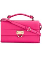 Salvatore Ferragamo Gancio Lock Shoulder Bag, Women's, Pink/purple