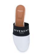 Givenchy Logo Slip-on Mules - Metallic