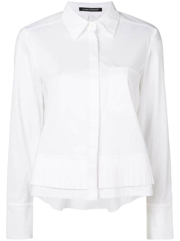 Luisa Cerano Layered Poplin Shirt - White