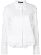 Luisa Cerano Layered Poplin Shirt - White