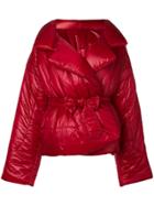 Norma Kamali Oversized Puffer Jacket - Red