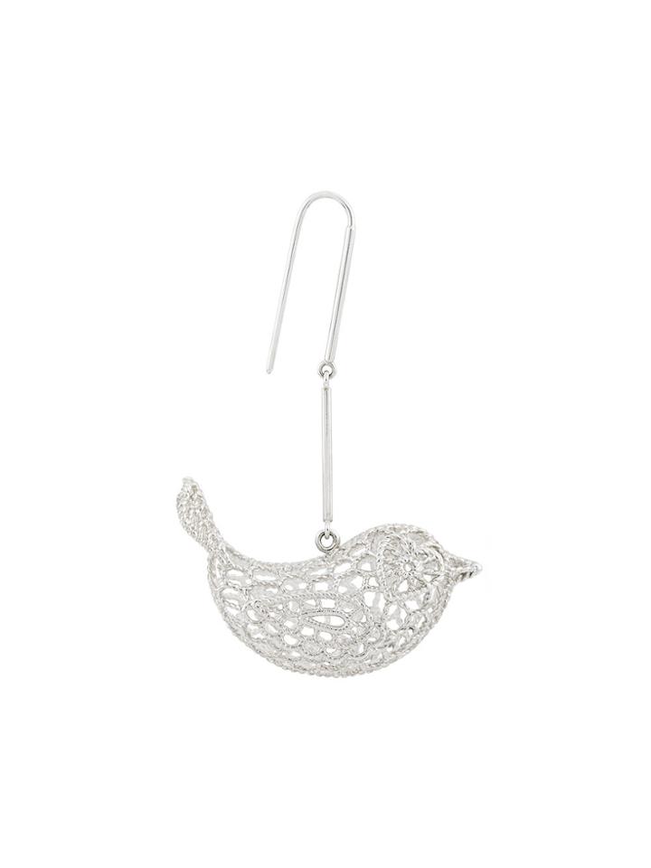 Natasha Zinko Bird-shaped Earring - Metallic