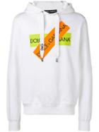 Dolce & Gabbana Logo Hoodie - White