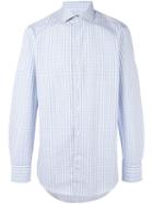 Canali Plain Shirt, Men's, Size: 39, White, Cotton
