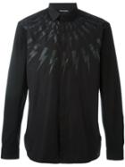 Neil Barrett Lighting Bolt Print Shirt
