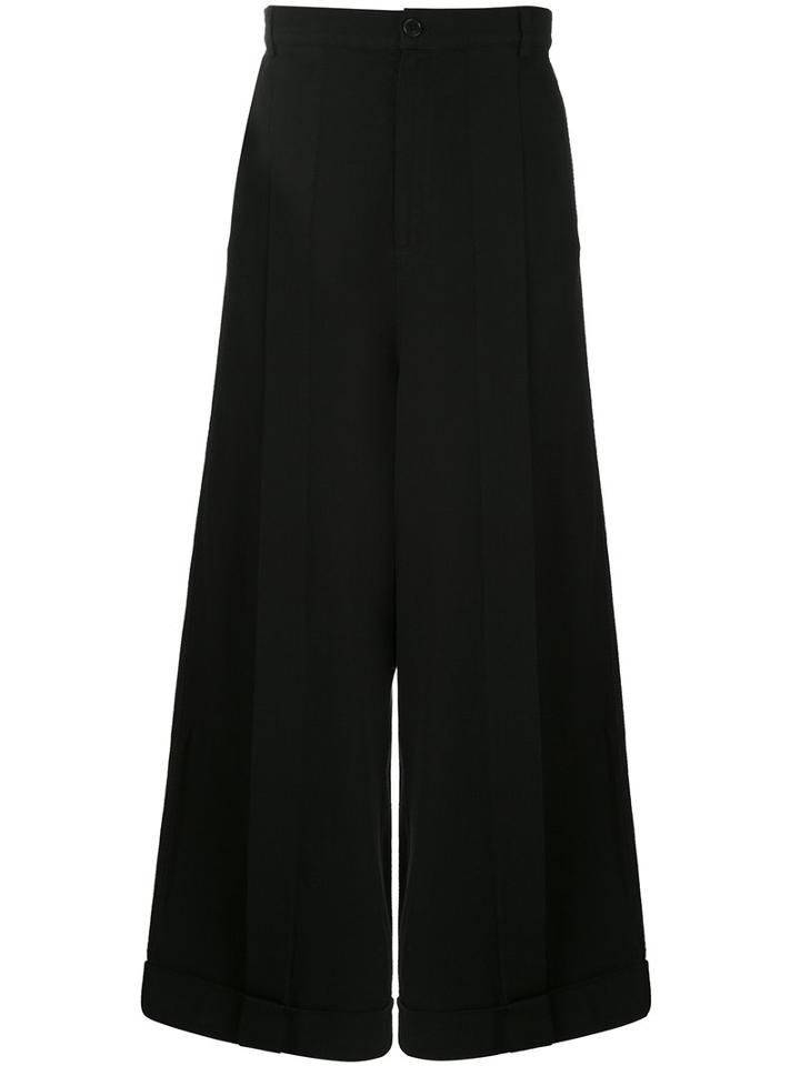 Henrik Vibskov - Testosterousers Cropped Trousers - Men - Viscose/cotton/linen/flax/spandex/elastane - M, Black, Viscose/cotton/linen/flax/spandex/elastane