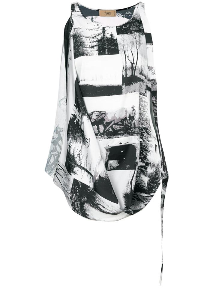 Maison Flaneur Printed Tank Top - Multicolour