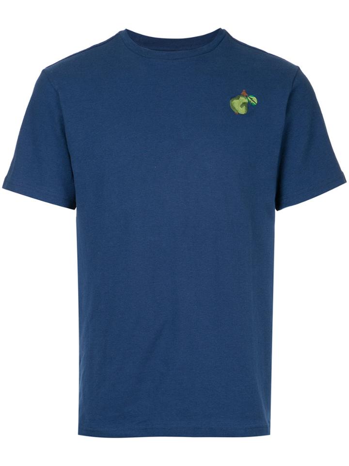 Jupe By Jackie Embroidered Pear T-shirt - Blue