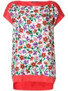 Salvatore Ferragamo Small Floral Printed T-shirt - Yellow & Orange