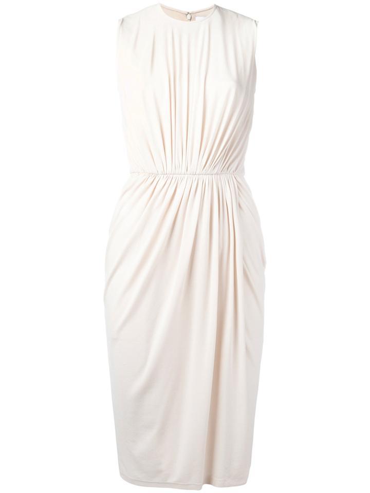Givenchy Gathered Detail Shift Dress - Pink & Purple