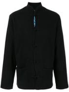 Shanghai Tang Mandarin-collar Cardigan - Black
