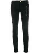 Just Cavalli Sequinned Skinny Jeans - Black