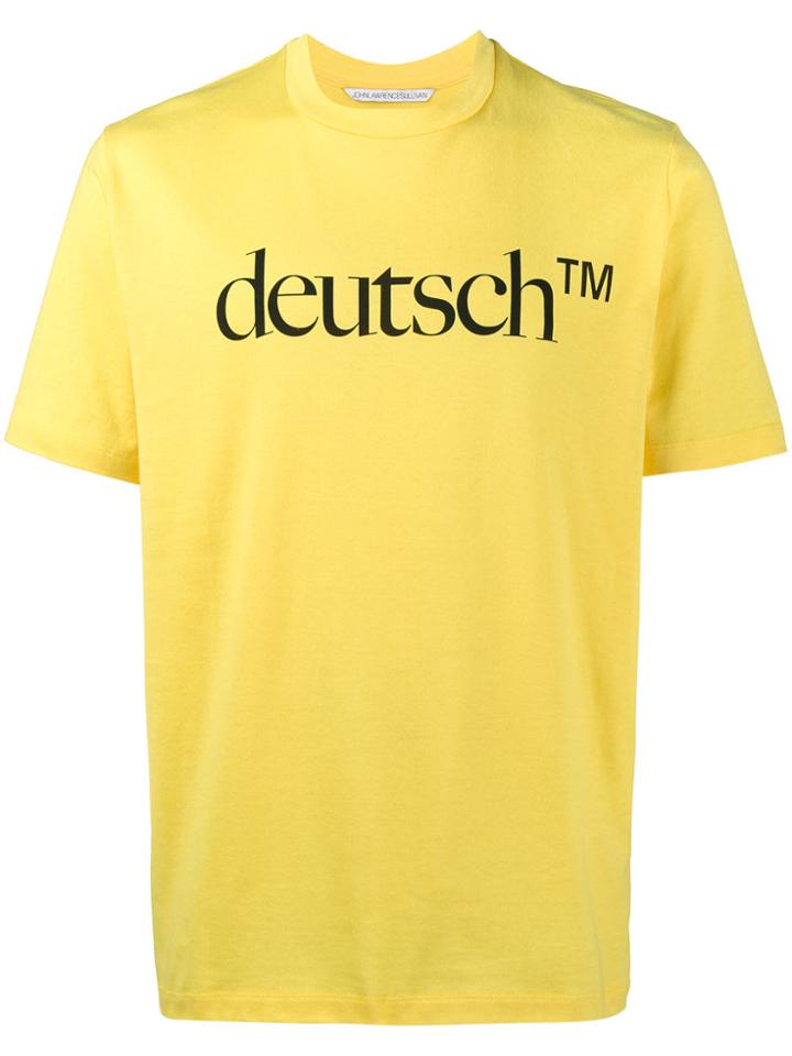 John Lawrence Sullivan Deutsch T-shirt - Yellow & Orange