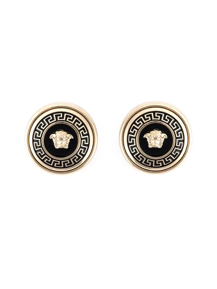 Versace 'vanitas' Earrings, Women's, Metallic