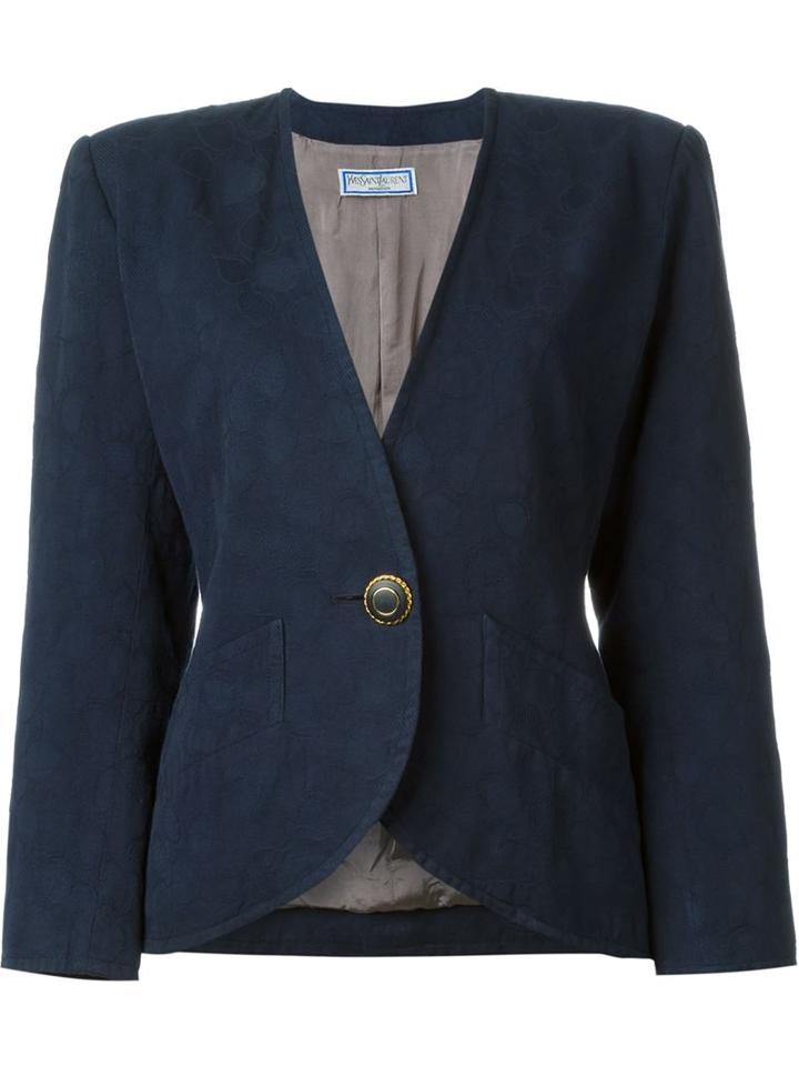 Yves Saint Laurent Vintage Single Button Blazer