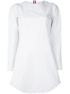 Thom Browne University Stripe Bridal Dress - White