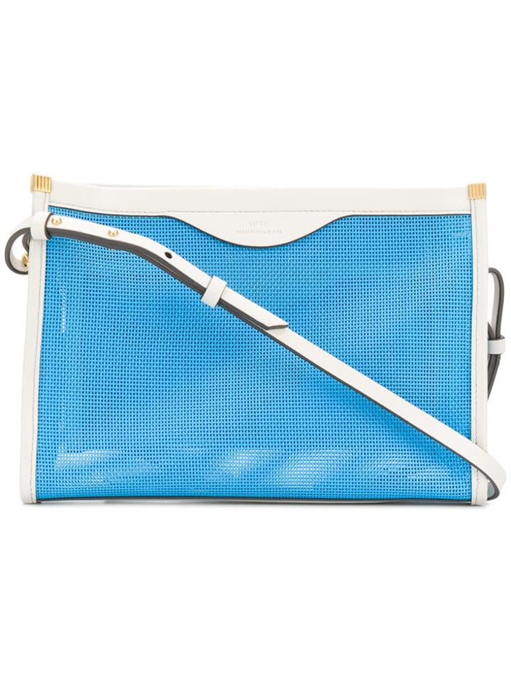 Anya Hindmarch Mesh Cross-body Bag - Blue