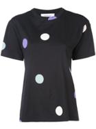 Derek Lam 10 Crosby Slit Sleeve Tee - Black