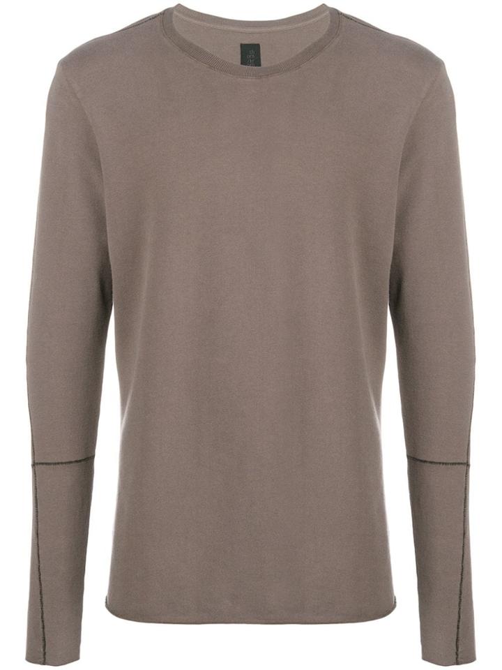 Thom Krom Long-sleeve Fitted Sweater - Grey