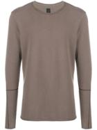 Thom Krom Long-sleeve Fitted Sweater - Grey