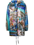 Emilio Pucci Merida Print Windbreaker Jacket - Blue