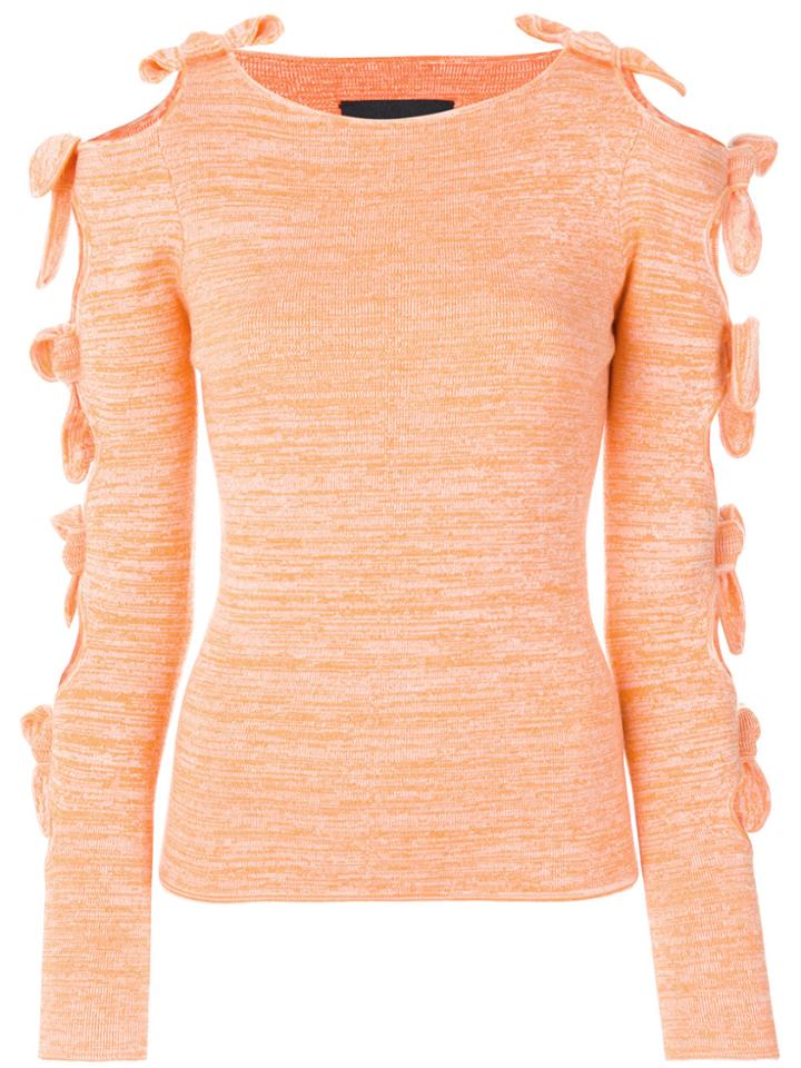 Zoe Jordan Thin Lovelace Jumper - Yellow & Orange
