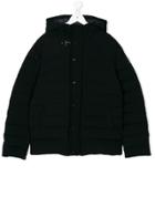 Fay Kids Hooded Padded Jacket - Blue