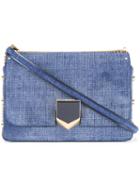 Jimmy Choo Denim 'lockett' Tote Bag, Women's, Blue, Cotton/calf Leather