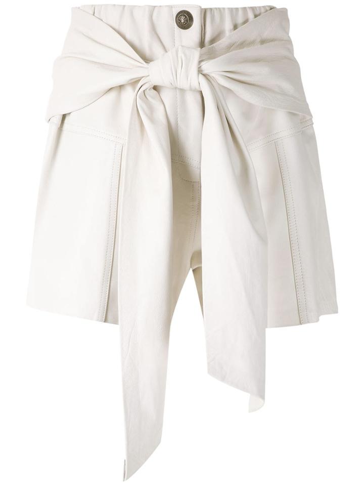 Andrea Bogosian Panelled Shorts - White