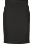 Lanvin Classic Pencil Skirt, Women's, Size: 40, Black, Cotton/polyamide/spandex/elastane