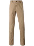 Incotex - Straight-leg Trousers - Men - Cotton/spandex/elastane - 33, Nude/neutrals, Cotton/spandex/elastane