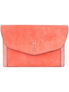 Hayward Bobby Clutch, Women's, Red, Calf Leather/calf Suede