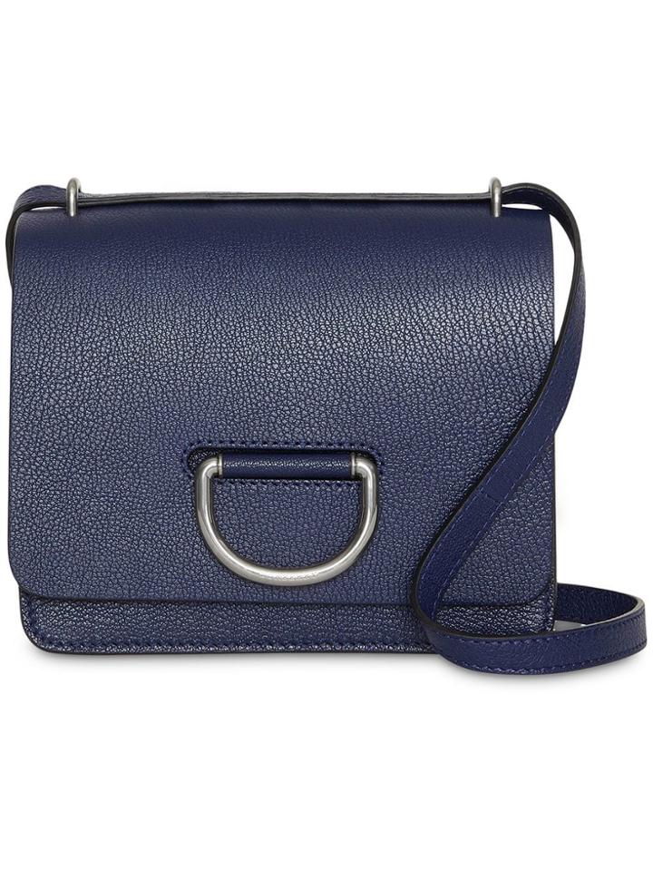 Burberry The Small Leather D-ring Bag - Blue