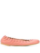See By Chloé Elasticated Opening Ballerina Shoes - Pink