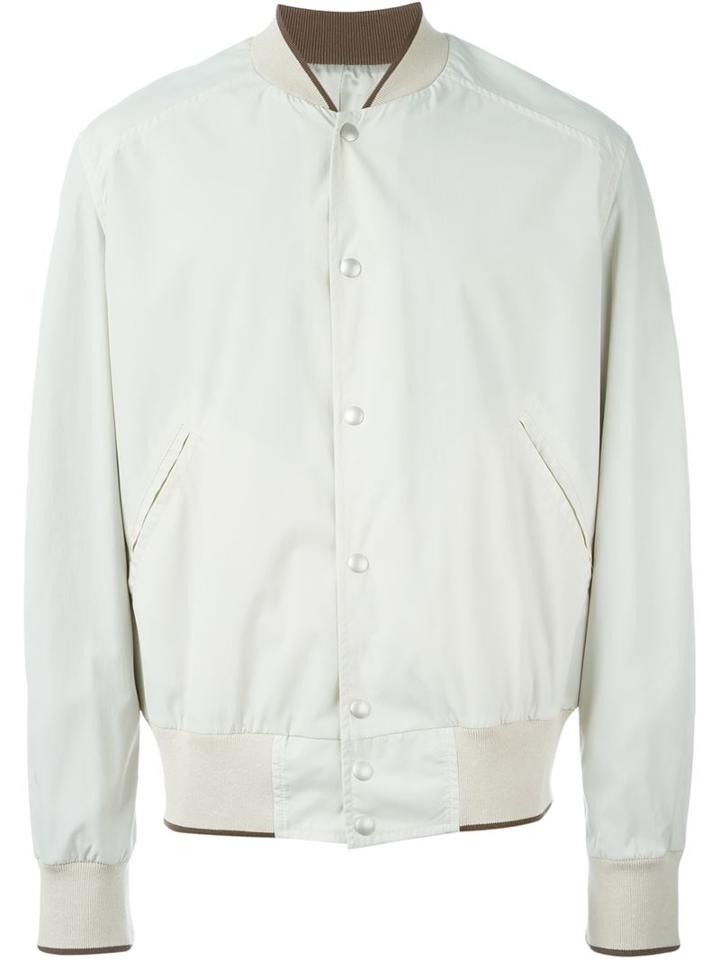 Maison Margiela Classic Bomber Jacket, Men's, Size: 50, Grey, Cotton/polyamide/viscose