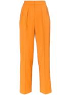Roksanda Ragosta Silk And Wool-blend Trousers - Orange