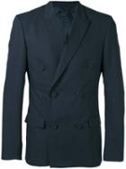 Calvin Klein Collection - Double Breasted Blazer - Men - Cotton/cupro - 50, Blue, Cotton/cupro