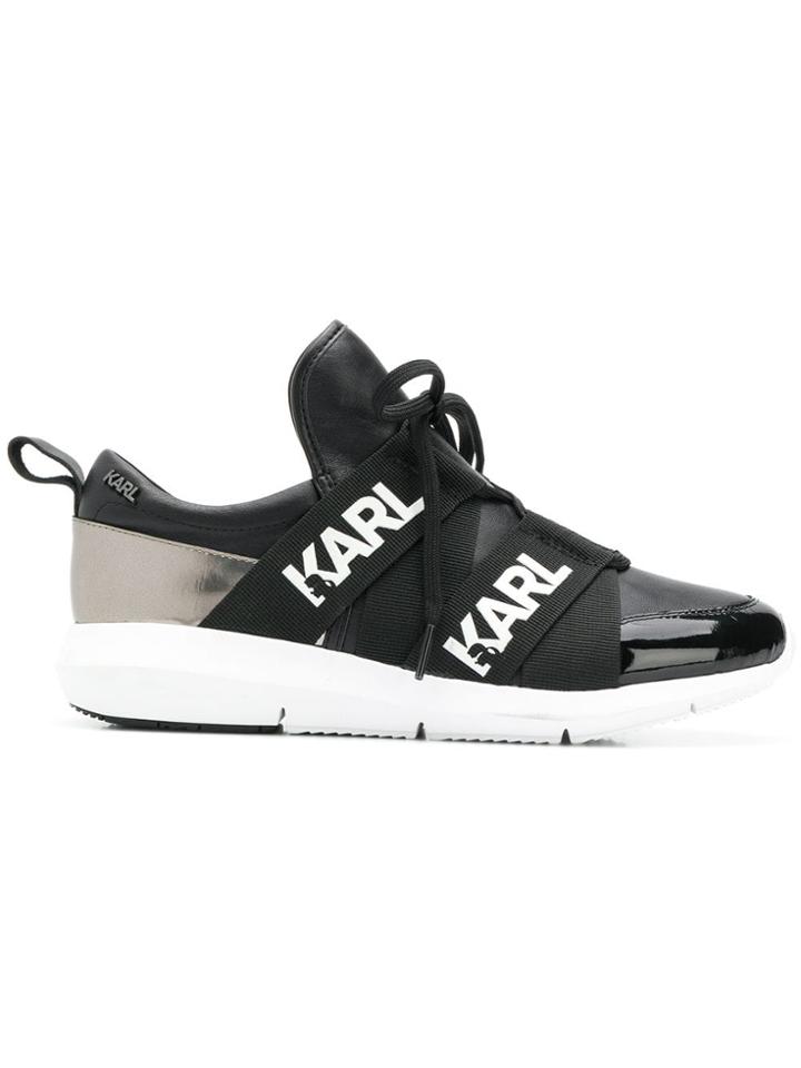 Karl Lagerfeld Vitesse Legere Strap Lthr - Black