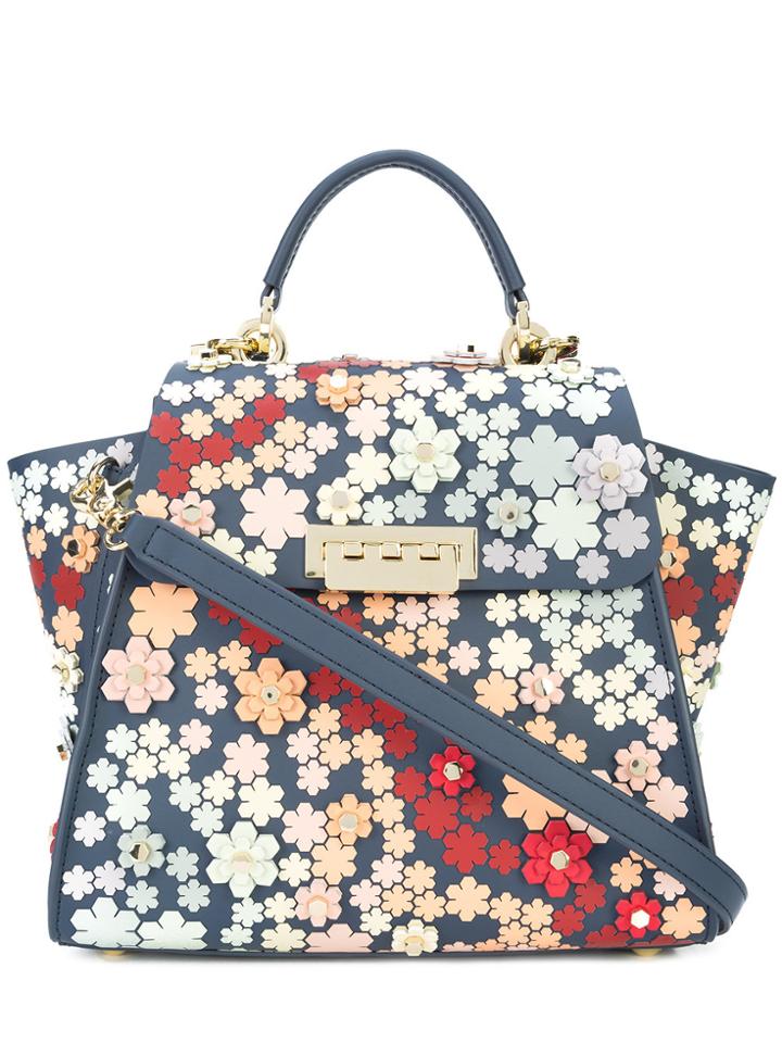 Zac Zac Posen Eartha 3d Printed Convertible Backpack - Blue
